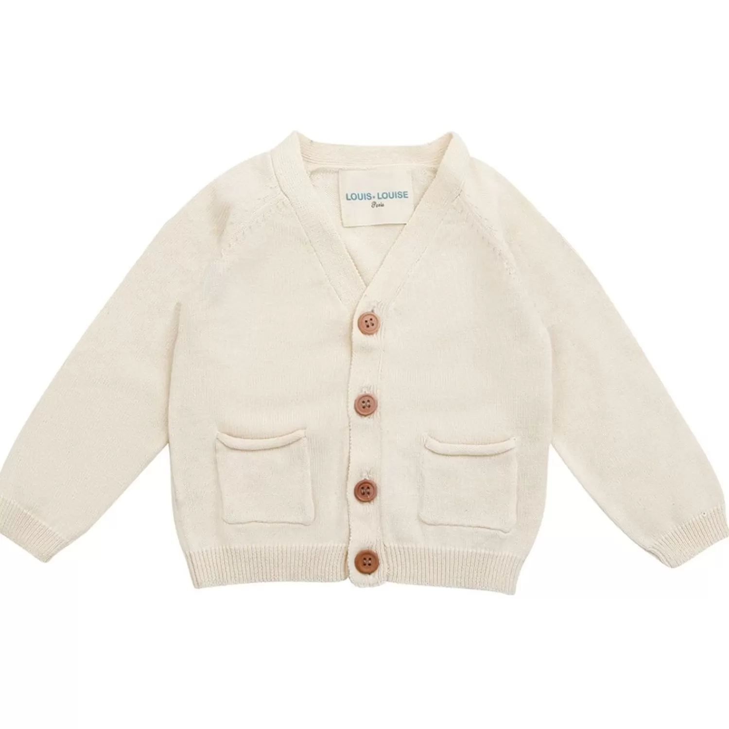 Cheap LOUIS LOUISE Cardigan Hubert Strikket Bomuld