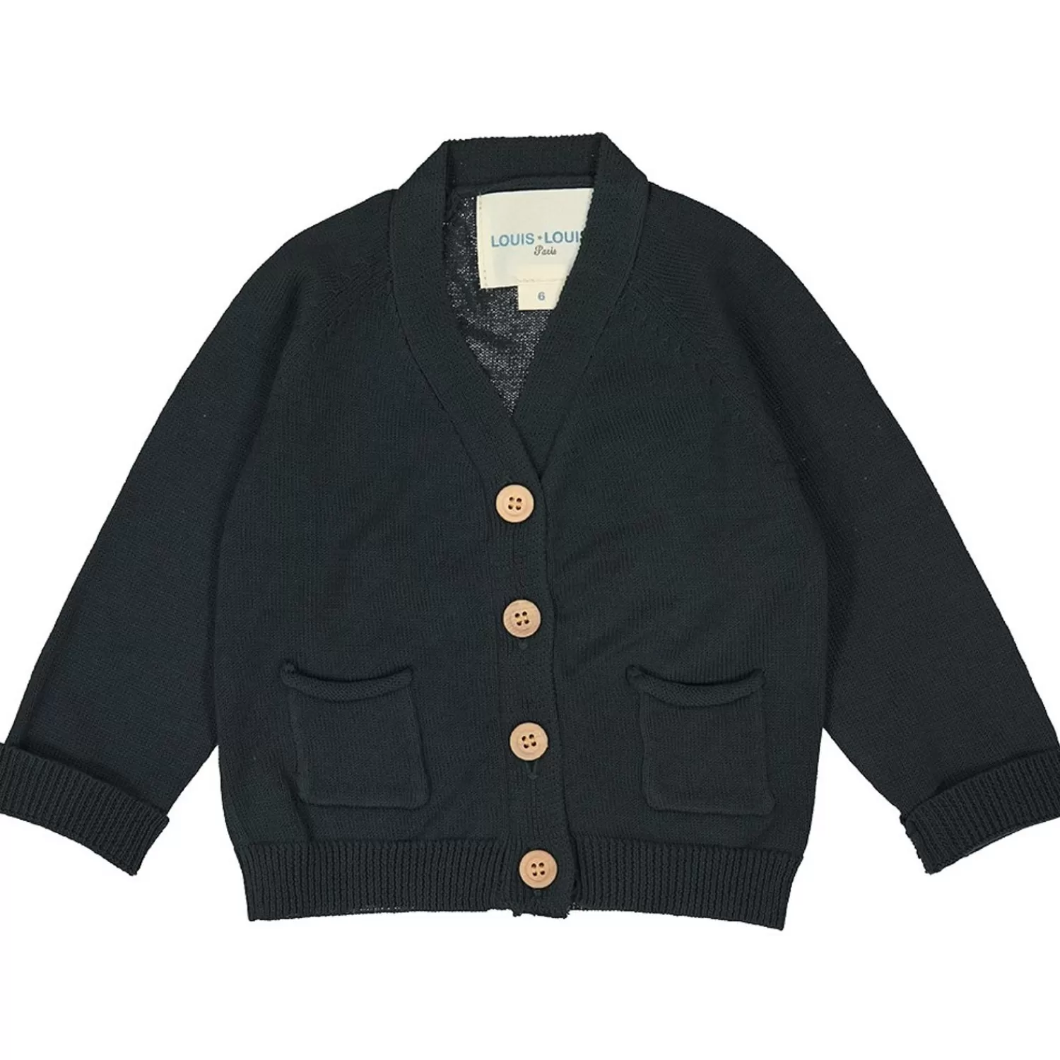 Online LOUIS LOUISE Cardigan Hubert Strikket Bomuld