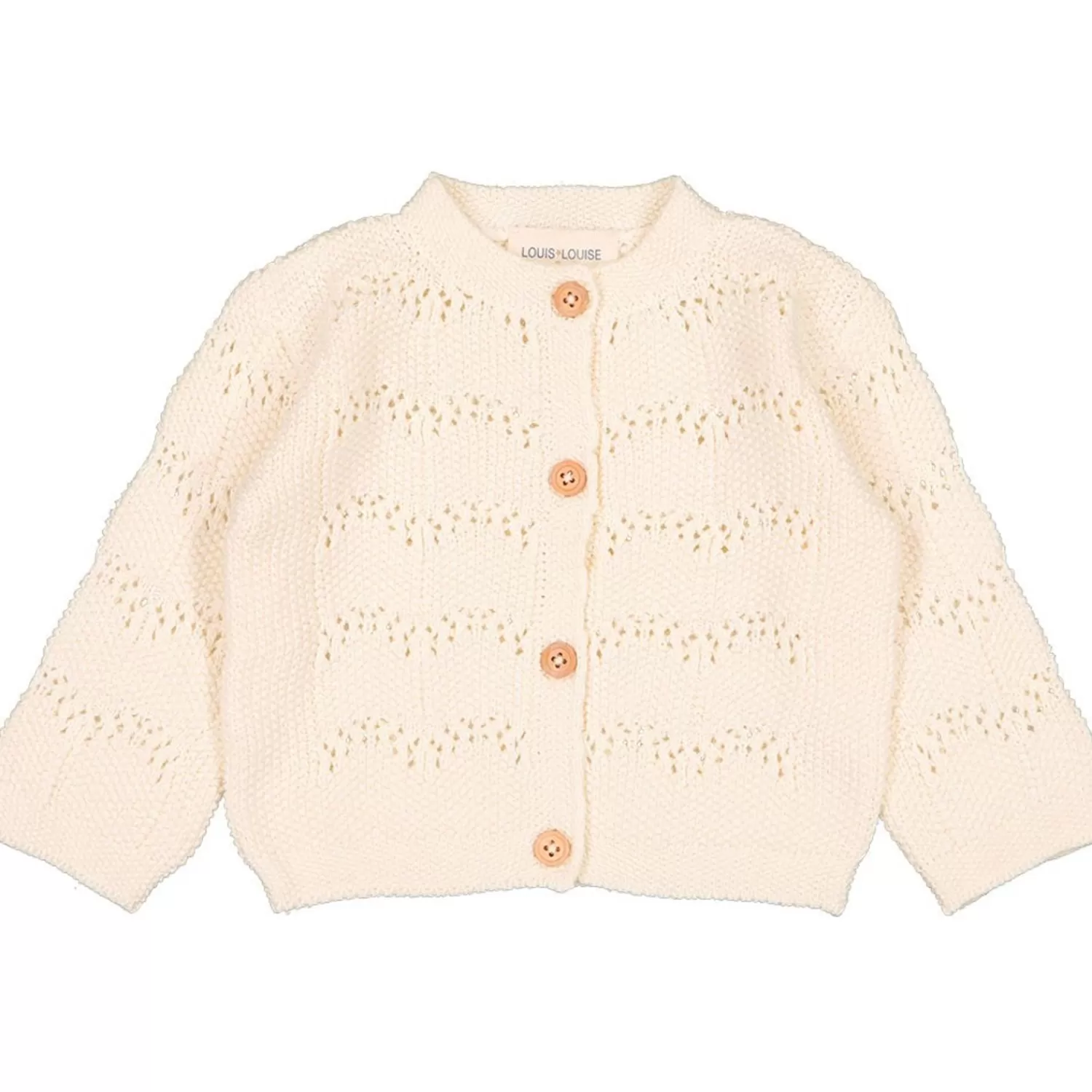 Best LOUIS LOUISE Cardigan Mayo Strikket Bomuld