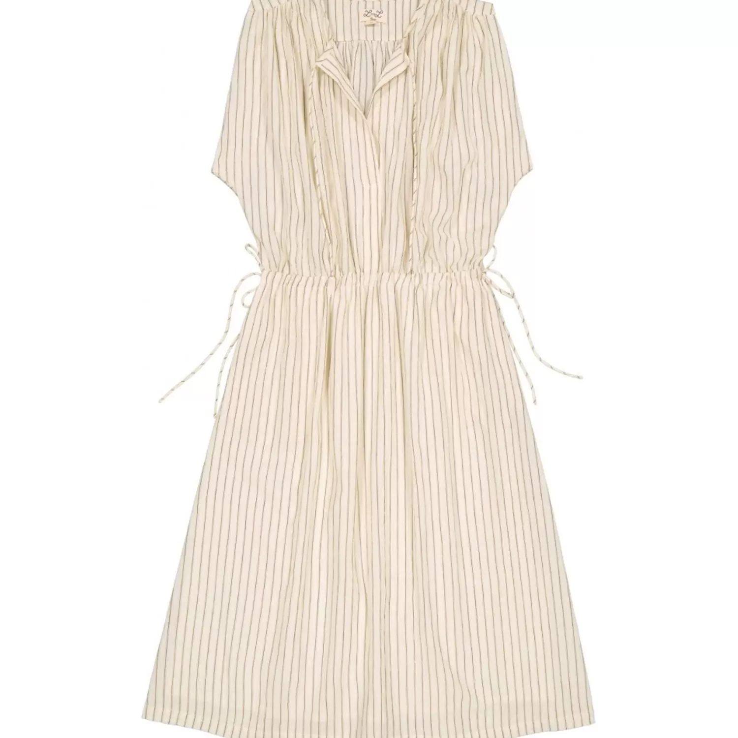 Sale LOUIS LOUISE Kjole Yevanne Cotton Crepe Stripe