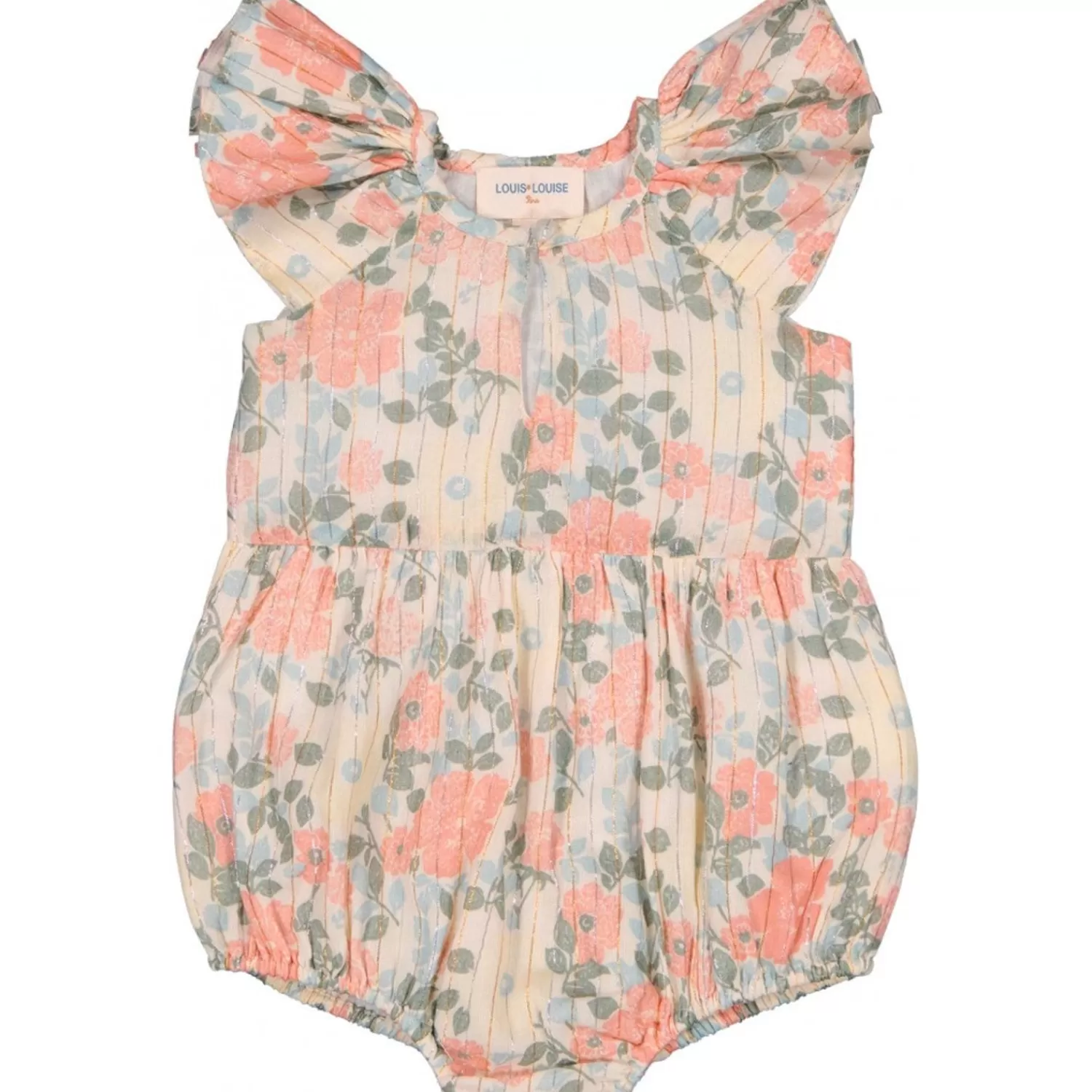 Best Sale LOUIS LOUISE Overall Martina Stripe Lurex Vintage Flower
