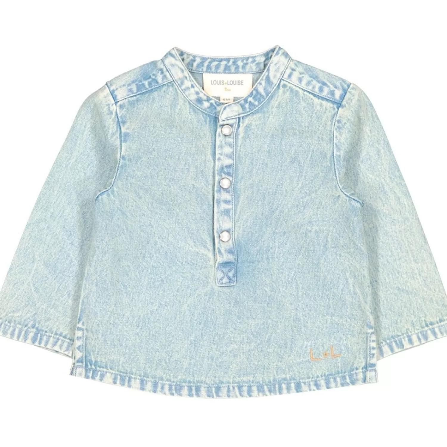 Sale LOUIS LOUISE Skjorte Grand-Pere Chambray Washed