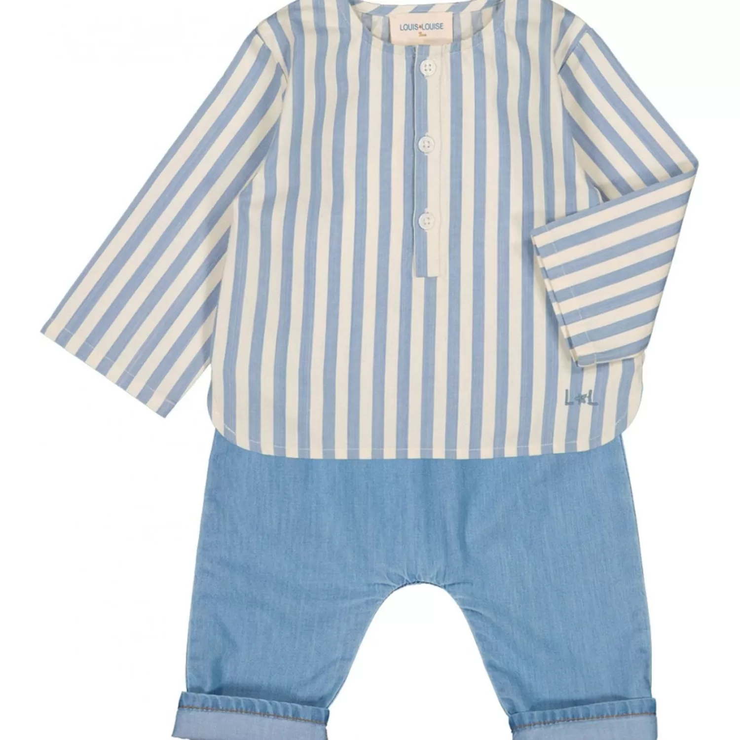 Outlet LOUIS LOUISE Skjorte Oncle Big Stripe