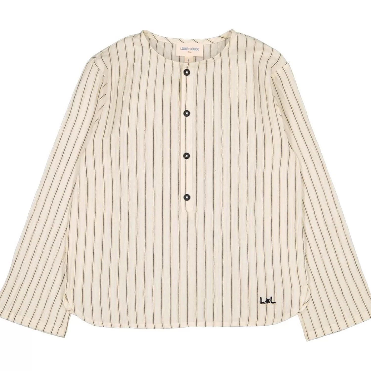 Fashion LOUIS LOUISE Skjorte Oncle Cotton Crepe Stripe