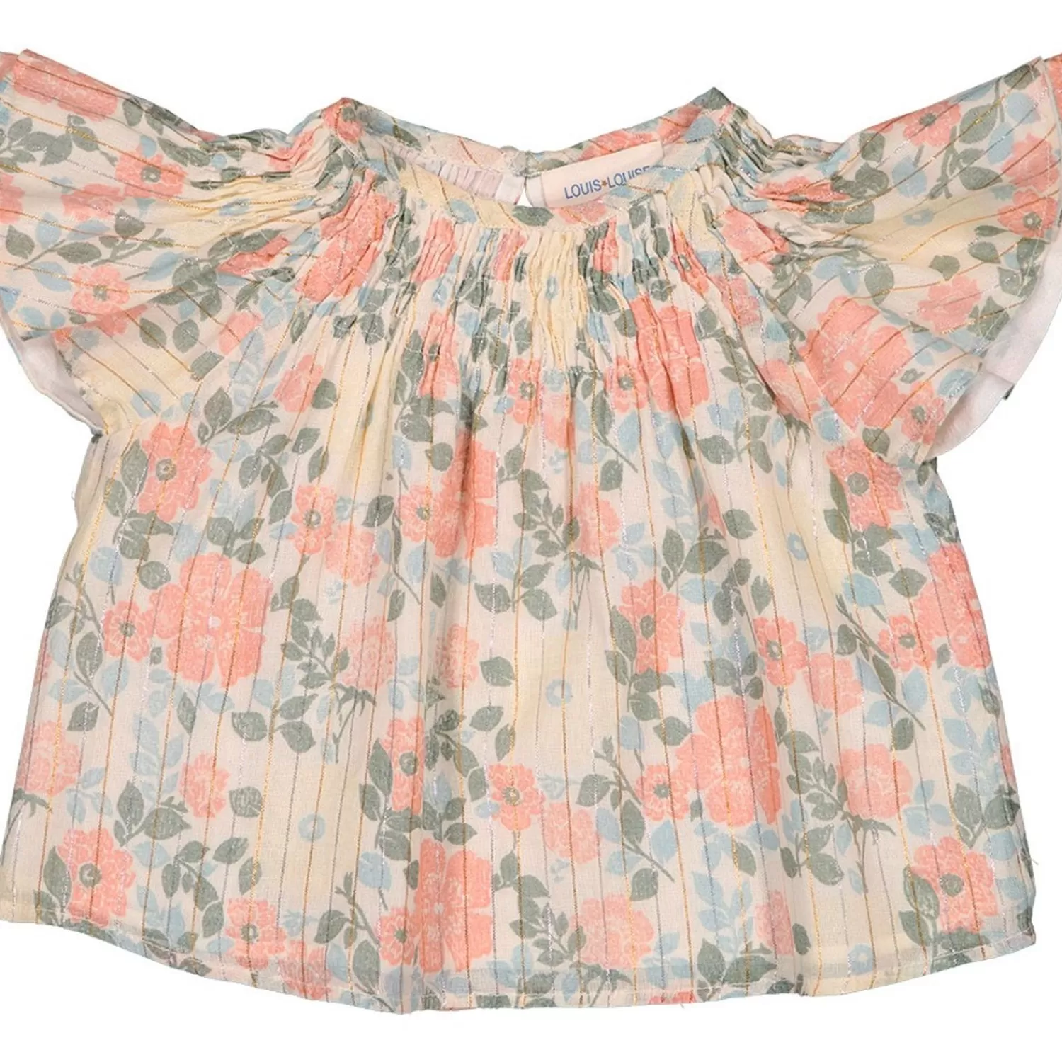 Outlet LOUIS LOUISE Tunika Soleil Stripe Lurex Vintage Flower